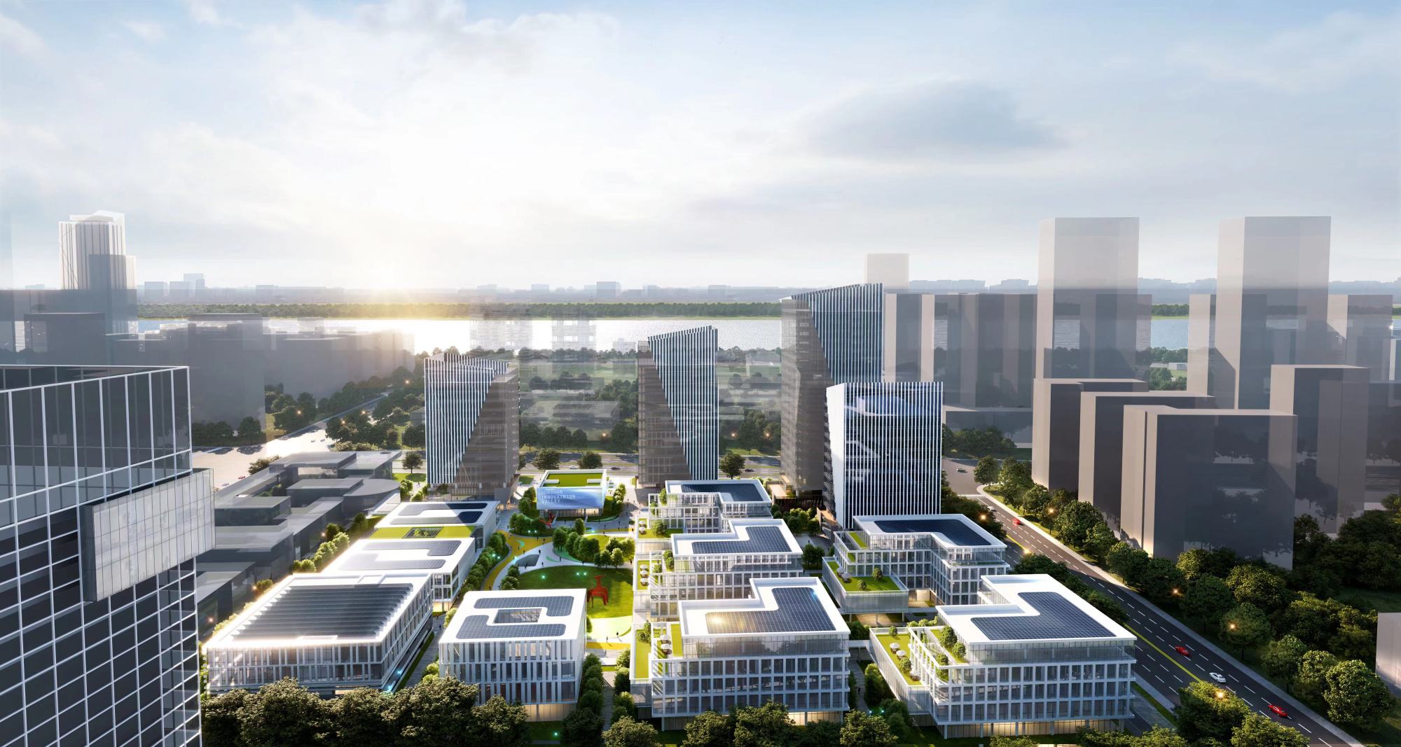 國(guó)家智能網(wǎng)聯(lián)汽車武漢測(cè)試示范區(qū)內(nèi)首個(gè)科創(chuàng)園區(qū)正式開(kāi)建